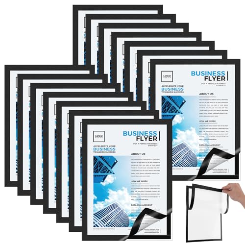 LOPYXBR 15 Stück Magnetrahmen A4 Magnet Bilderrahmen A4 Bilderrahmen Magnetisch a4 Info-rahmen Selbstklebend mit Magnetverschluss Infotaschen Blatthalter für Informationsrahm LOPYXBR 15 Stück Magnetrahmen A4 Magnet Bilderrahmen A4 Bilderrahmen Magnetisch a4 Info-rahmen Selbstklebend mit Magnetverschluss Infotaschen Blatthalter für Informationsrahm von LOPYXBR
