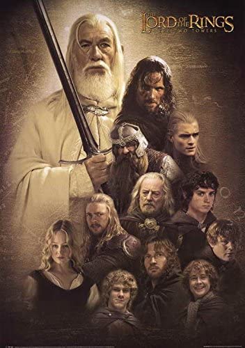 LORDOS 5D Diamond Painting Set, Herr der Ringe DIY 5D Diamond Painting Kit, Home Wall Painting Decor, Cross Stitch Diamond Decoration 40x60cm von LORDOS