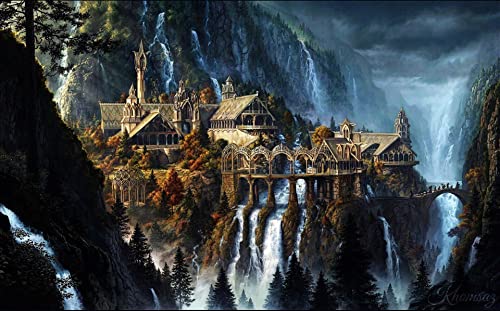 LORDOS Diamond Painting,Herr der Ringe Diamant Painting Bilder,DIY Cross Stickerei Malerei Kits,Wohnzimmer Schlafzimmer Büro Wand Und Eingang Dekoration 40x60cm LORDOS Diamond Painting,Herr der Ringe Diamant Painting Bilder,DIY Cross Stickerei Malerei Kits,Wohnzimmer Schlafzimmer Büro Wand Und Eingang Dekoration 40x60cm von LORDOS