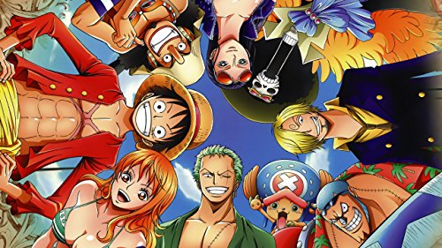 LORDOS Malen Nach Zahlen Erwachsene, One Piece Anime Poster, Paint by Numbers, Adults, Children,Beginners, DIY Hand-Painted Oil Painting Canvas Kits for Home Decoration, No Frame (50 x 60 cm) von LORDOS