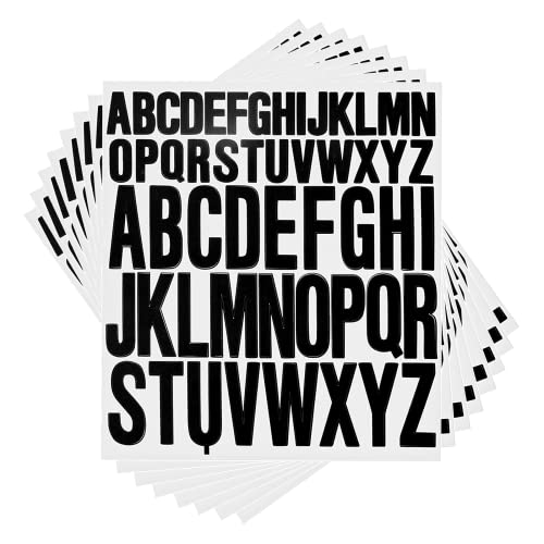 624 Stück 12 Blätter Selbstklebende Buchstaben Aufkleber Schwarz 2,5cm/5cm Vinyl Klebebuchstaben Wetterfest Alphabet Aufkleber Hausnummer Aufkleber Buchstaben zum Aufkleben für DIY Scrapbook Grußkarte 624 Stück 12 Blätter Selbstklebende Buchstaben Aufkleber Schwarz 2,5cm/5cm Vinyl Klebebuchstaben Wetterfest Alphabet Aufkleber Hausnummer Aufkleber Buchstaben zum Aufkleben für DIY Scrapbook Grußkarte von LOREC