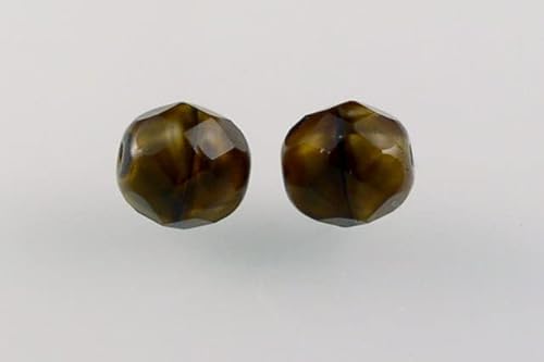 150 Stück feuerpolierte facettierte Perlen, rund, 8 mm, Farbe: 26117, Bohemia Kristallglas, Tschechien 15119001 150 Stück feuerpolierte facettierte Perlen, rund, 8 mm, Farbe: 26117, Bohemia Kristallglas, Tschechien 15119001 von LOSKOSSLTDD1
