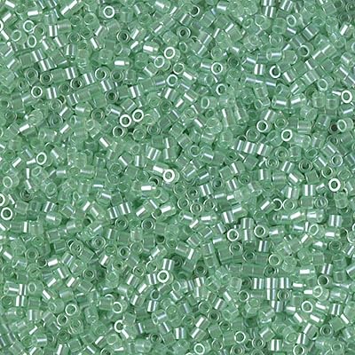 1g Miyuki Delica Rocailles Rocailles, 15/0 x 15/0 mm, Transp Lachs Luster (DBS1481), Glas, Japan von LOSKOSSLTDD1