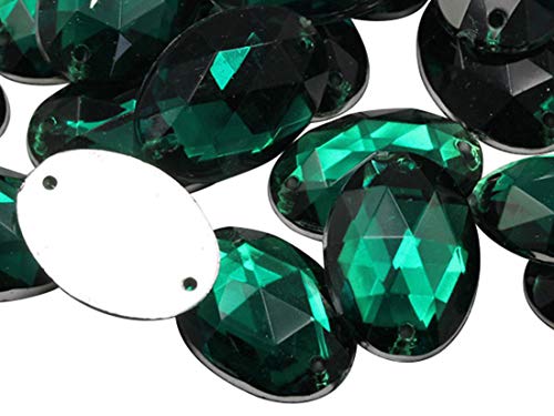 25 x 18 mm grüne Smaragdgrüne CH18 flache Rückseite, ovale Perlen, Acryl-Strasssteine, Nähen, Kunststoff-Edelsteine mit Löchern für Schmuck, Kleidung, Kleidungsverzierungen, Schuhe, Cosplays, Handwerk 25 x 18 mm grüne Smaragdgrüne CH18 flache Rückseite, ovale Perlen, Acryl-Strasssteine, Nähen, Kunststoff-Edelsteine mit Löchern für Schmuck, Kleidung, Kleidungsverzierungen, Schuhe, Cosplays, Handwerk von LOSKOSSLTDD1