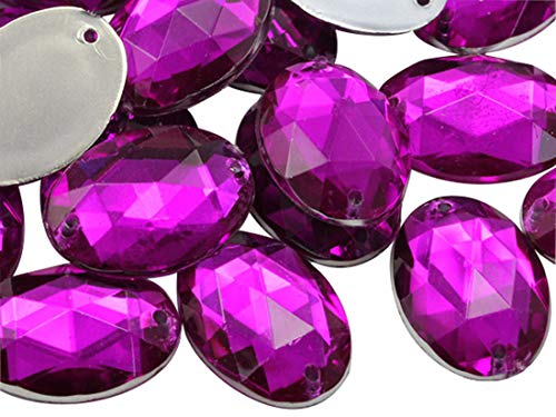 25 x 18 mm rosa Fuchsia CH21 flache Rückseite, ovale Perlen, Acryl-Strasssteine, Nähen, Kunststoff-Edelsteine mit Löchern für Schmuck, Kleidung, Kleidungsverzierungen, Schuhe, Cosplays, Basteln, 20 25 x 18 mm rosa Fuchsia CH21 flache Rückseite, ovale Perlen, Acryl-Strasssteine, Nähen, Kunststoff-Edelsteine mit Löchern für Schmuck, Kleidung, Kleidungsverzierungen, Schuhe, Cosplays, Basteln, 20 von LOSKOSSLTDD1