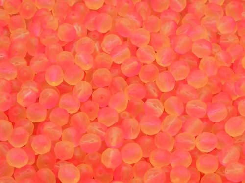 300 Stück feuerpolierte facettierte Perlen, rund, 6 mm, Kristall, 28509 00030-28509 von LOSKOSSLTDD1