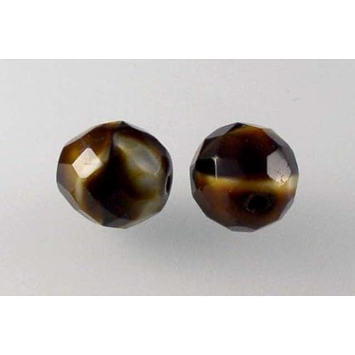 50 Stück feuerpolierte facettierte Perlen, rund, 12 mm, Farbe: 26117, Bohemia Kristallglas, Tschechien 15119001 50 Stück feuerpolierte facettierte Perlen, rund, 12 mm, Farbe: 26117, Bohemia Kristallglas, Tschechien 15119001 von LOSKOSSLTDD1