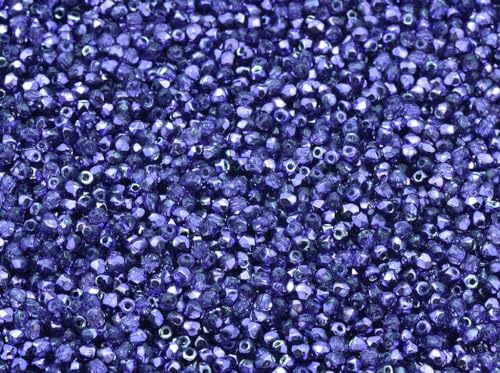 600 Stück feuerpolierte facettierte Perlen, rund, 2 mm, Kristall 67236 00030-67236 600 Stück feuerpolierte facettierte Perlen, rund, 2 mm, Kristall 67236 00030-67236 von LOSKOSSLTDD1