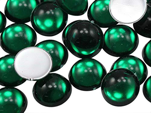 Acryl-Cabochons mit flacher Rückseite, 13 mm, Kunststoff, Edelsteine für Bastelarbeiten, Kostüme, Verzierungen, Kartenherstellung, Schmuck, Cosplay-Schmuck, 50 Stück Acryl-Cabochons mit flacher Rückseite, 13 mm, Kunststoff, Edelsteine für Bastelarbeiten, Kostüme, Verzierungen, Kartenherstellung, Schmuck, Cosplay-Schmuck, 50 Stück von LOSKOSSLTDD1