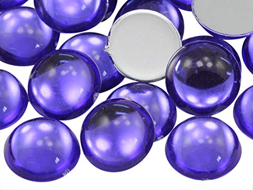Acryl-Cabochons mit flacher Rückseite, 13 mm, Kunststoff, Edelsteine für Bastelarbeiten, Kostüme, Verzierungen, Kartenherstellung, Schmuck, Cosplay-Schmuck, 50 Stück Acryl-Cabochons mit flacher Rückseite, 13 mm, Kunststoff, Edelsteine für Bastelarbeiten, Kostüme, Verzierungen, Kartenherstellung, Schmuck, Cosplay-Schmuck, 50 Stück von LOSKOSSLTDD1