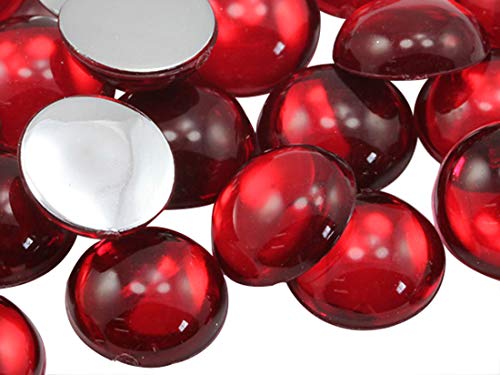 Acryl-Cabochons mit flacher Rückseite, 13 mm, Kunststoff, Edelsteine für Bastelarbeiten, Kostüme, Verzierungen, Kartenherstellung, Schmuck, Cosplay-Schmuck, 50 Stück Acryl-Cabochons mit flacher Rückseite, 13 mm, Kunststoff, Edelsteine für Bastelarbeiten, Kostüme, Verzierungen, Kartenherstellung, Schmuck, Cosplay-Schmuck, 50 Stück von LOSKOSSLTDD1