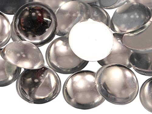 Acryl-Cabochons mit flacher Rückseite, 13 mm, Kunststoff, Edelsteine für Bastelarbeiten, Kostüme, Verzierungen, Kartenherstellung, Schmuck, Cosplay-Schmuck, 50 Stück Acryl-Cabochons mit flacher Rückseite, 13 mm, Kunststoff, Edelsteine für Bastelarbeiten, Kostüme, Verzierungen, Kartenherstellung, Schmuck, Cosplay-Schmuck, 50 Stück von LOSKOSSLTDD1