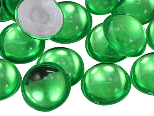 Acryl-Cabochons mit flacher Rückseite, 13 mm, Kunststoff, Edelsteine für Bastelarbeiten, Kostüme, Verzierungen, Kartenherstellung, Schmuck, Cosplay-Schmuck, 50 Stück Acryl-Cabochons mit flacher Rückseite, 13 mm, Kunststoff, Edelsteine für Bastelarbeiten, Kostüme, Verzierungen, Kartenherstellung, Schmuck, Cosplay-Schmuck, 50 Stück von LOSKOSSLTDD1