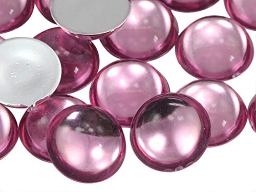 Acryl-Cabochons mit flacher Rückseite, 13 mm, Kunststoff, Edelsteine für Bastelarbeiten, Kostüme, Verzierungen, Kartenherstellung, Schmuck, Cosplay-Schmuck, 50 Stück Acryl-Cabochons mit flacher Rückseite, 13 mm, Kunststoff, Edelsteine für Bastelarbeiten, Kostüme, Verzierungen, Kartenherstellung, Schmuck, Cosplay-Schmuck, 50 Stück von LOSKOSSLTDD1