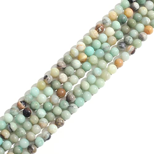 Amazonit-Perlen, rund, 4 mm, Naturstein, Energiestein, Perlen, lose Edelsteine, zum Selbermachen, glatte Perlen für Armbänder, Halsketten, Ohrringe, Schmuckherstellung Amazonit-Perlen, rund, 4 mm, Naturstein, Energiestein, Perlen, lose Edelsteine, zum Selbermachen, glatte Perlen für Armbänder, Halsketten, Ohrringe, Schmuckherstellung von LOSKOSSLTDD1