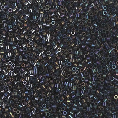 Miyuki Delica Rocailles Rocailles, 15/0 x 15/0 mm, Metallic Lt. Bronze (BS0022L), Glas, Japan, 1 g von LOSKOSSLTDD1