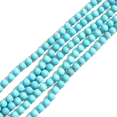Naturstein, 6 mm, Türkis, rund, Energiestein, Perlen, lose Edelsteine, zum Selbermachen, glatte Perlen für Armbänder, Halsketten, Ohrringe, Schmuckherstellung Naturstein, 6 mm, Türkis, rund, Energiestein, Perlen, lose Edelsteine, zum Selbermachen, glatte Perlen für Armbänder, Halsketten, Ohrringe, Schmuckherstellung von LOSKOSSLTDD1