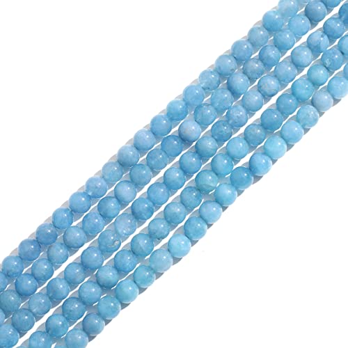 Naturstein, 8 mm, Aquamarin, runder Kristall, Energiestein, Perlen, lose Edelsteine, zum Selbermachen, glatte Perlen für Armbänder, Halsketten, Ohrringe, Schmuckherstellung Naturstein, 8 mm, Aquamarin, runder Kristall, Energiestein, Perlen, lose Edelsteine, zum Selbermachen, glatte Perlen für Armbänder, Halsketten, Ohrringe, Schmuckherstellung von LOSKOSSLTDD1