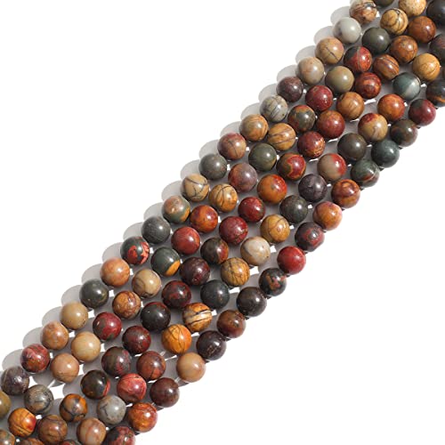 Naturstein, 8 mm, Picasso, runder Kristall, Energiestein, Perlen, lose Edelsteine, zum Selbermachen, glatte Perlen für Armbänder, Halsketten, Ohrringe, Schmuckherstellung Naturstein, 8 mm, Picasso, runder Kristall, Energiestein, Perlen, lose Edelsteine, zum Selbermachen, glatte Perlen für Armbänder, Halsketten, Ohrringe, Schmuckherstellung von LOSKOSSLTDD1