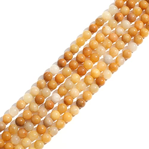 Naturstein, 8 mm, gelber Aventurin, runder Kristall, Energiestein, Perlen, lose Edelsteine, DIY, glatte Perlen für Armbänder, Halsketten, Ohrringe, Schmuckherstellung Naturstein, 8 mm, gelber Aventurin, runder Kristall, Energiestein, Perlen, lose Edelsteine, DIY, glatte Perlen für Armbänder, Halsketten, Ohrringe, Schmuckherstellung von LOSKOSSLTDD1