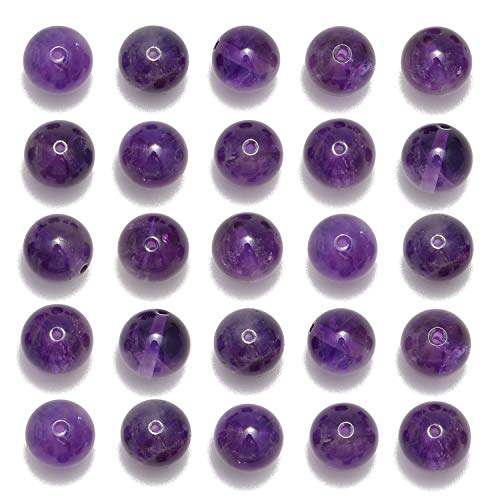 Natursteinperlen, 8 mm, Amethyst, rund, echter Stein, lose Edelstein-Perlen, Lochgröße 1 mm, glatte Perlen für Armbänder, Halsketten, Ohrringe, Schmuckherstellung, Amethyst, 8 mm, 200 Stück, 200 Stück Natursteinperlen, 8 mm, Amethyst, rund, echter Stein, lose Edelstein-Perlen, Lochgröße 1 mm, glatte Perlen für Armbänder, Halsketten, Ohrringe, Schmuckherstellung, Amethyst, 8 mm, 200 Stück, 200 Stück von LOSKOSSLTDD1