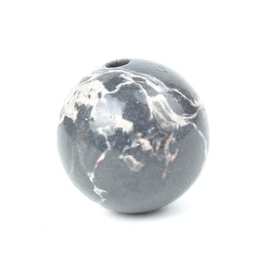 Natursteinperlen, 8 mm, schwarzer imperialer Jaspis, rund, loser Edelstein, Energieheilung, Lochgröße 1 mm, glatt, für Armbänder, Halsketten, Ohrringe, Schmuckherstellung, 100 Stück Natursteinperlen, 8 mm, schwarzer imperialer Jaspis, rund, loser Edelstein, Energieheilung, Lochgröße 1 mm, glatt, für Armbänder, Halsketten, Ohrringe, Schmuckherstellung, 100 Stück von LOSKOSSLTDD1