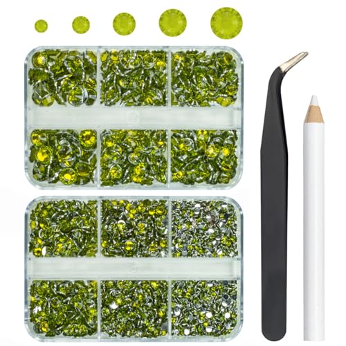 Olivgrüne Harz-Strasssteine zum Basteln, grüne Strasssteine mit flacher Rückseite, 2 mm, 3 mm, 4 mm, 5 mm, 6 mm, 5 Größen, nicht-Hotfix-Steine, Diamanten, Kristalle, Edelsteine für Becher, Flaschen, Olivgrüne Harz-Strasssteine zum Basteln, grüne Strasssteine mit flacher Rückseite, 2 mm, 3 mm, 4 mm, 5 mm, 6 mm, 5 Größen, nicht-Hotfix-Steine, Diamanten, Kristalle, Edelsteine für Becher, Flaschen, von LOSKOSSLTDD1
