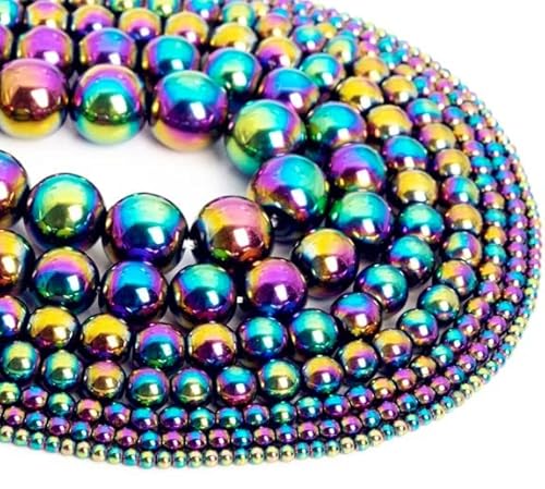 Regenbogen-Hämatit-Edelsteinperlen für Schmuckherstellung, 10 mm, Hämatit-Edelsteine, lose Steinperlen, 35–38 Stück Regenbogen-Hämatit-Edelsteinperlen für Schmuckherstellung, 10 mm, Hämatit-Edelsteine, lose Steinperlen, 35–38 Stück von LOSKOSSLTDD1