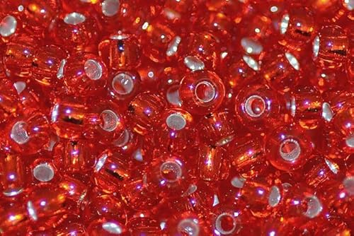 Rocailles-Glasperlen, rund, Preciosa Ornela 10/0, Farbe: 97070, Bohemia Kristallglas, Tschechien 311 19 001, 20 g von LOSKOSSLTDD1