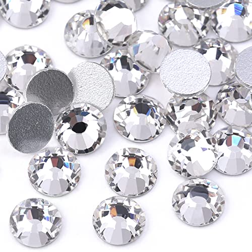 SS4 Strasssteine mit flacher Rückseite, 1,5 mm, flache Rückseite, kristallklare Strasssteine für Bastelarbeiten, Nägel, Tanzkostüme, nicht Hotfix-Strasssteine, 1440 Stück SS4 Strasssteine mit flacher Rückseite, 1,5 mm, flache Rückseite, kristallklare Strasssteine für Bastelarbeiten, Nägel, Tanzkostüme, nicht Hotfix-Strasssteine, 1440 Stück von LOSKOSSLTDD1