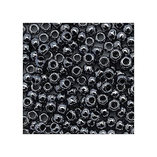 TOHO Rocailles, rund, Größe 11/0, metallischer Häma (# 81), Japan, Glas, 10 g von LOSKOSSLTDD1