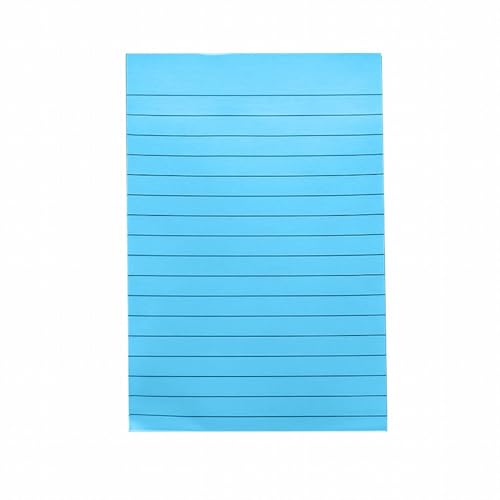 LOSVIP # 1 Block linierte Haftnotizen, 4 x 6 Haftnotizen mit Linien, selbstklebende Notizblöcke, 8 leuchtende, 50 Blatt/Block (F, One Size) von LOSVIP