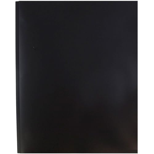 LOSVIP # Farbiger Kunststoffordner mit und Zinken (, 1 Packung) Bunte Ordner mit & Schulordner mit Verschlüssen (Black, One Size) von LOSVIP