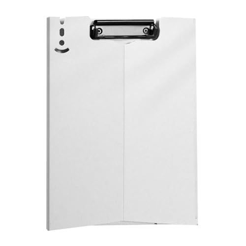 LOSVIP # Ile Clip Board Dateiordner Dokumentenhalter Große Kapazität Dateiorganizer Glatte Kante Zubehör (White, One Size) von LOSVIP