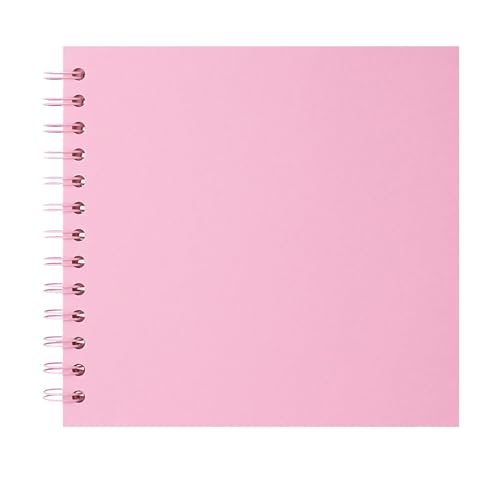 LOSVIP # Sammelalbum, 17,8 x 17,8 cm, DIY-Sammelalbum, Hardcover, Kraftpapier, Fotoalben, 20 Blätter, Erinnerungsbuch für die Familie, Hochzeit (Pink, One Size) von LOSVIP