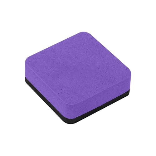 LOSVIP # Whiteboard-Radiergummi, Trockenradierer, Tafelradierer, Trockenradierer für Whiteboards, Whiteboard-Radiergummis für im Klassenzimmer, 8 Farben, quadratisch, 5,1 x 5,1 x (Purple, One Size) von LOSVIP