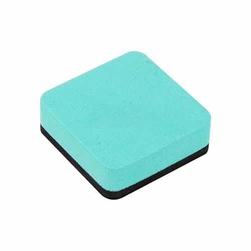 LOSVIP # Whiteboard-Radiergummi, Trockenradierer, Tafelradierer, Trockenradierer für Whiteboards, Whiteboard-Radiergummis für im Klassenzimmer, 8 Farben, quadratisch, 5,1 x 5,1 x 2,1 (Green, One Size) von LOSVIP