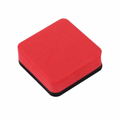 LOSVIP # Whiteboard-Radiergummi, Trockenradierer, Tafelradierer, Trockenradierer für Whiteboards, Whiteboard-Radiergummis für im Klassenzimmer, 8 Farben, quadratisch, 5,1 x 5,1 x 2,1 (Red, One Size) von LOSVIP
