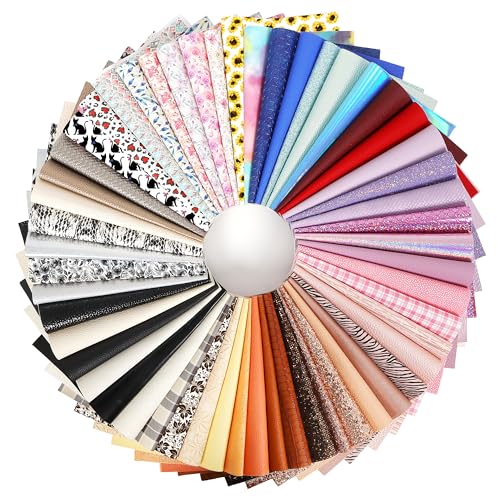 LOTOFUN 30 Stück zufälliges Kunstleder: 15,2 x 20,3 cm, PU-Kunstleder, sortiert für die Herstellung von Haarschleifen, Ohrringen, Basteln LOTOFUN 30 Stück zufälliges Kunstleder: 15,2 x 20,3 cm, PU-Kunstleder, sortiert für die Herstellung von Haarschleifen, Ohrringen, Basteln von LOTOFUN