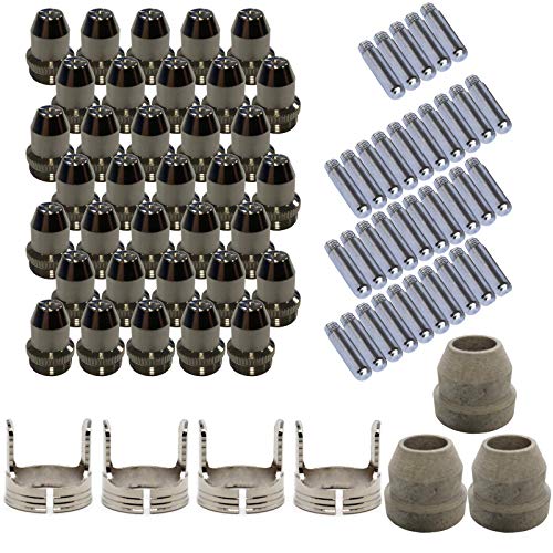Lotos Plasma Cutter Consumables Sets für Brown Color LTP5000D und Brown Color LTPDC2000D, 77 Pieces, 1 von LOTOS