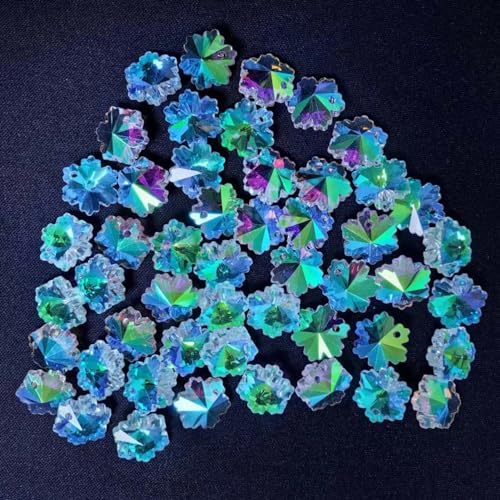 50 Stück 14mm klares Kristallglas Achteckig Perlen für DIY Kristallglas Perlen Vorhang Kronleuchter Fenster Baum Hochzeit Feier Hotel Dekor (Schneeflocke) 50 Stück 14mm klares Kristallglas Achteckig Perlen für DIY Kristallglas Perlen Vorhang Kronleuchter Fenster Baum Hochzeit Feier Hotel Dekor (Schneeflocke) von LOTOWELZON