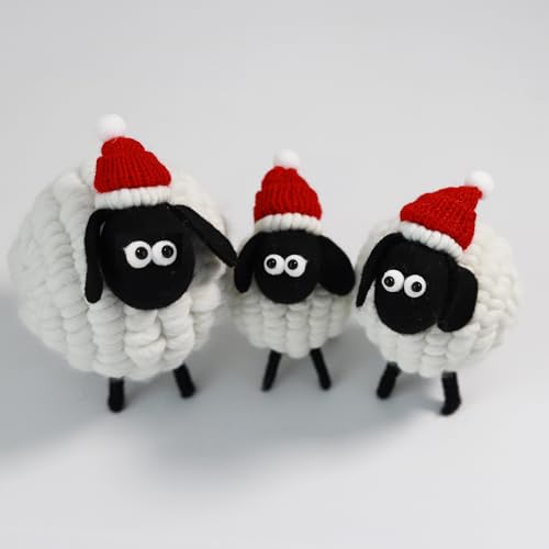 Weihnachtsdekoration 3 Stück Set Niedliche Bauernhof Lamm Schaf Deko Filzwolle Weihnachten Hängende Wolle Plüsch Weihnachtsdekoration 3 Stück Set Niedliche Bauernhof Lamm Schaf Deko Filzwolle Weihnachten Hängende Wolle Plüsch von LOUIE SILNA