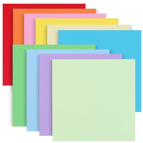 100 Stück quadratisches Origami-Papier, doppelseitig faltbar, Glücksbringer-Papier, Kranich-Bastelpapier, DIY-Kunsthandwerk, buntes Scrapbooking von LOUKEKE