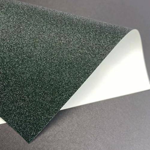 LOUKEKE 50 Blatt Glitzerpapier – 10 Farben, eine Seite fusselfrei – Quadratisch 15 cm, 20 cm, A4 – Zum Basteln, Origami, Scrapbooking, Kartenherstellung von LOUKEKE