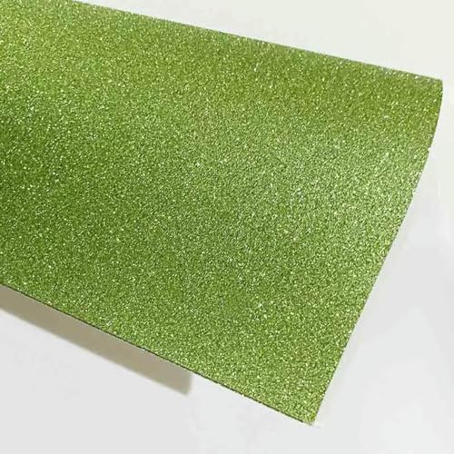 50 Blatt Glitzerpapier – 10 Farben, eine Seite fusselfrei – Quadratisch 15 cm, 20 cm, A4 – Zum Basteln, Origami, Scrapbooking, Kartenherstellung von LOUKEKE