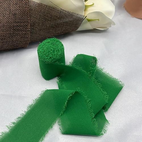 LOUKEKE 1 Rolle Rosen Spitzenband Cinta Chiffon Seidenband Blumen Hochzeitsspitze für Krawatten Handgemachte zerrissene Blumenstrauß-Wrap-Dekoration LOUKEKE 1 Rolle Rosen Spitzenband Cinta Chiffon Seidenband Blumen Hochzeitsspitze für Krawatten Handgemachte zerrissene Blumenstrauß-Wrap-Dekoration von LOUKEKE