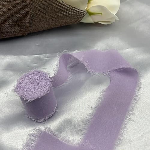 LOUKEKE 1 Rolle Rosen Spitzenband Cinta Chiffon Seidenband Blumen Hochzeitsspitze für Krawatten Handgemachte zerrissene Blumenstrauß-Wrap-Dekoration LOUKEKE 1 Rolle Rosen Spitzenband Cinta Chiffon Seidenband Blumen Hochzeitsspitze für Krawatten Handgemachte zerrissene Blumenstrauß-Wrap-Dekoration von LOUKEKE