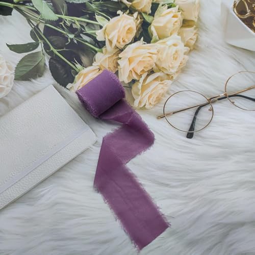 LOUKEKE 1 Rolle Rosen Spitzenband Cinta Chiffon Seidenband Blumen Hochzeitsspitze für Krawatten Handgemachte zerrissene Blumenstrauß-Wrap-Dekoration LOUKEKE 1 Rolle Rosen Spitzenband Cinta Chiffon Seidenband Blumen Hochzeitsspitze für Krawatten Handgemachte zerrissene Blumenstrauß-Wrap-Dekoration von LOUKEKE