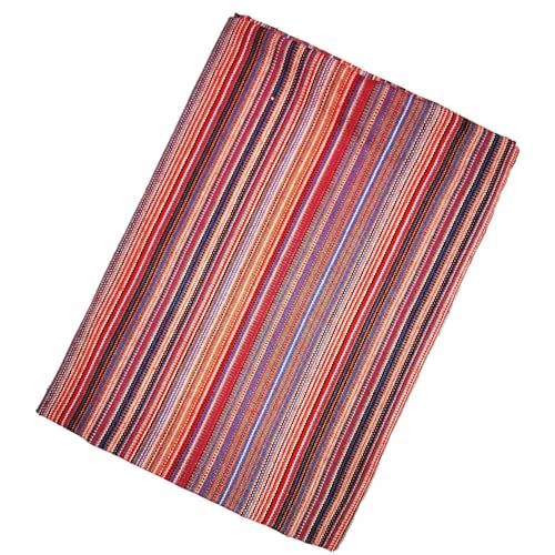 LOUKEKE 1 Yard ((91 x 148 cm)) Ethnischer Baumwoll-Leinen-Stoff, Hotelbar, Tischdecke, Kissen, Sofabezug, Patchwork, Vorhang, dekoratives Textil von LOUKEKE