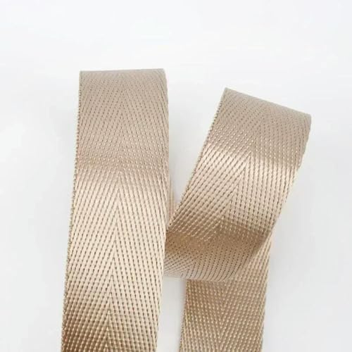 LOUKEKE 10 m (20–50 mm) Nylon-Gurtband dekorative Bänder für Taschengurte Bekleidungsbesätze Zopfband DIY-Nähzubehör von LOUKEKE